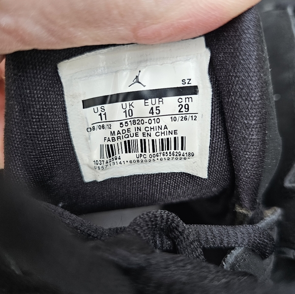 Nike Air Jordan Flight, Luminary Black, Men's 11 - Picture 12 of 12